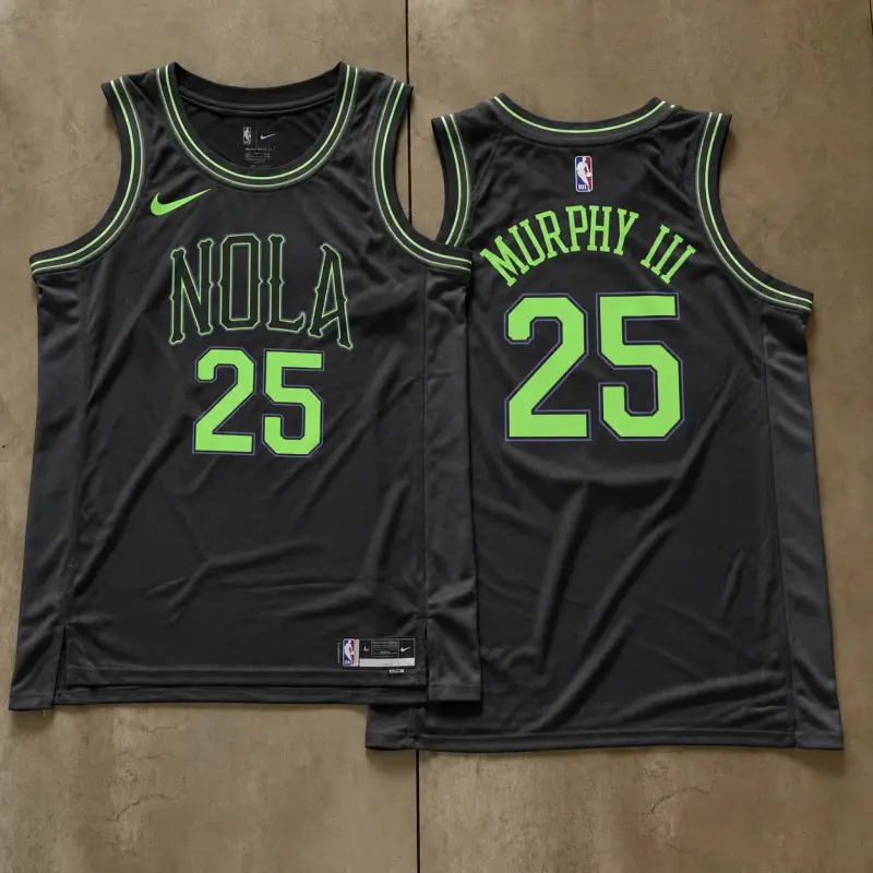 New Orleans Pelicans Trey Murphy III Black Jersey
