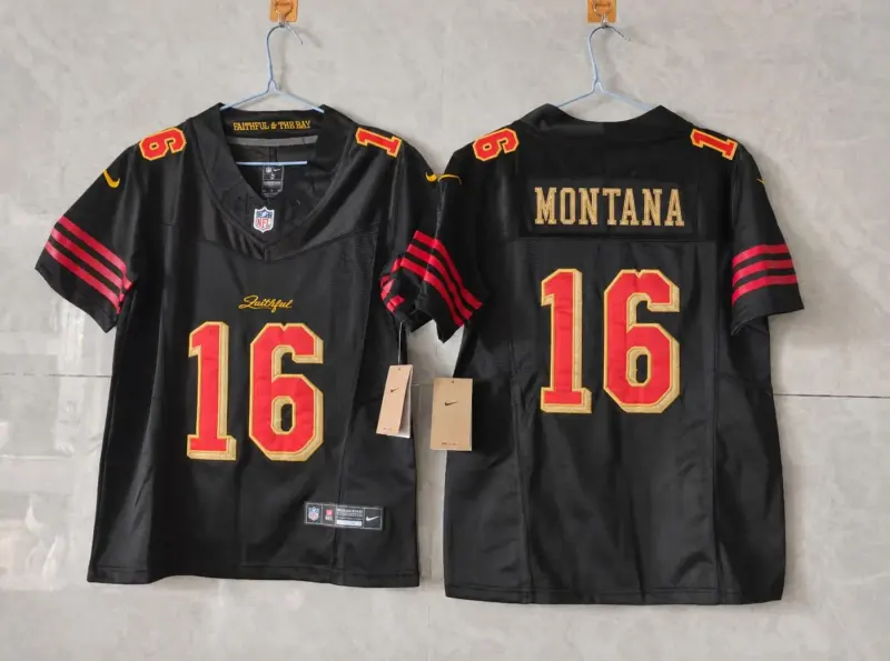 SAN FRANCISCO 49ERS JOE MONTANA RIVAL JERSEY