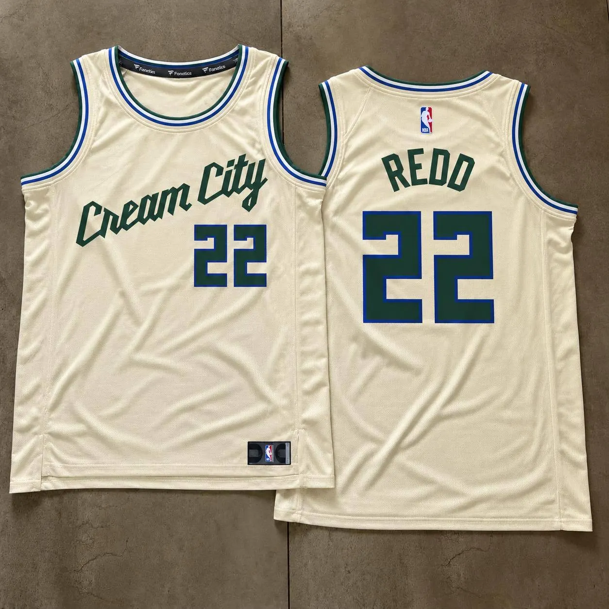 Cream and Green