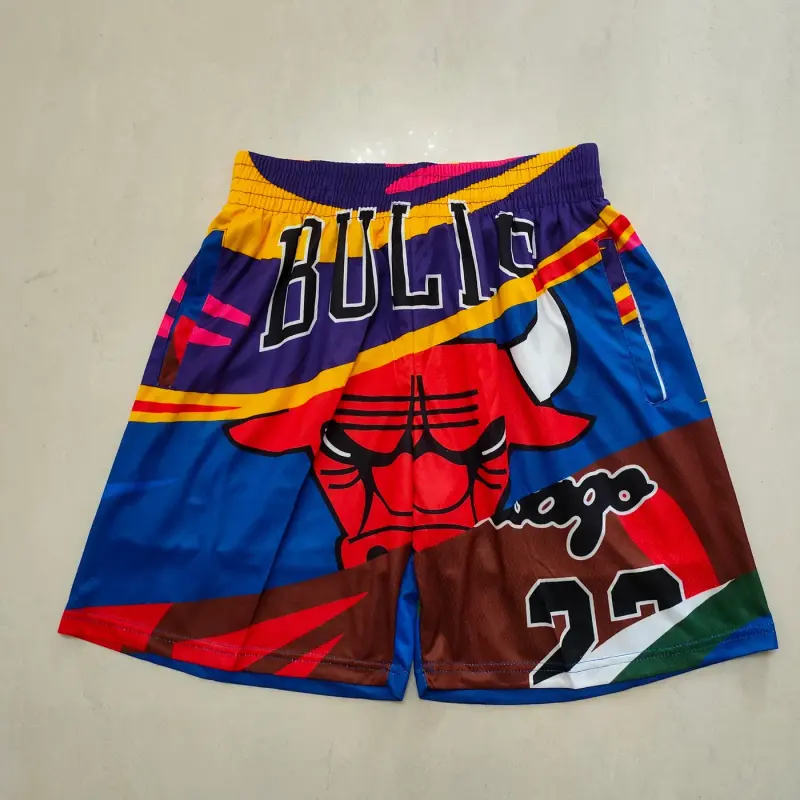 CHICAGO BULLS MULTI COLOR SHORTS