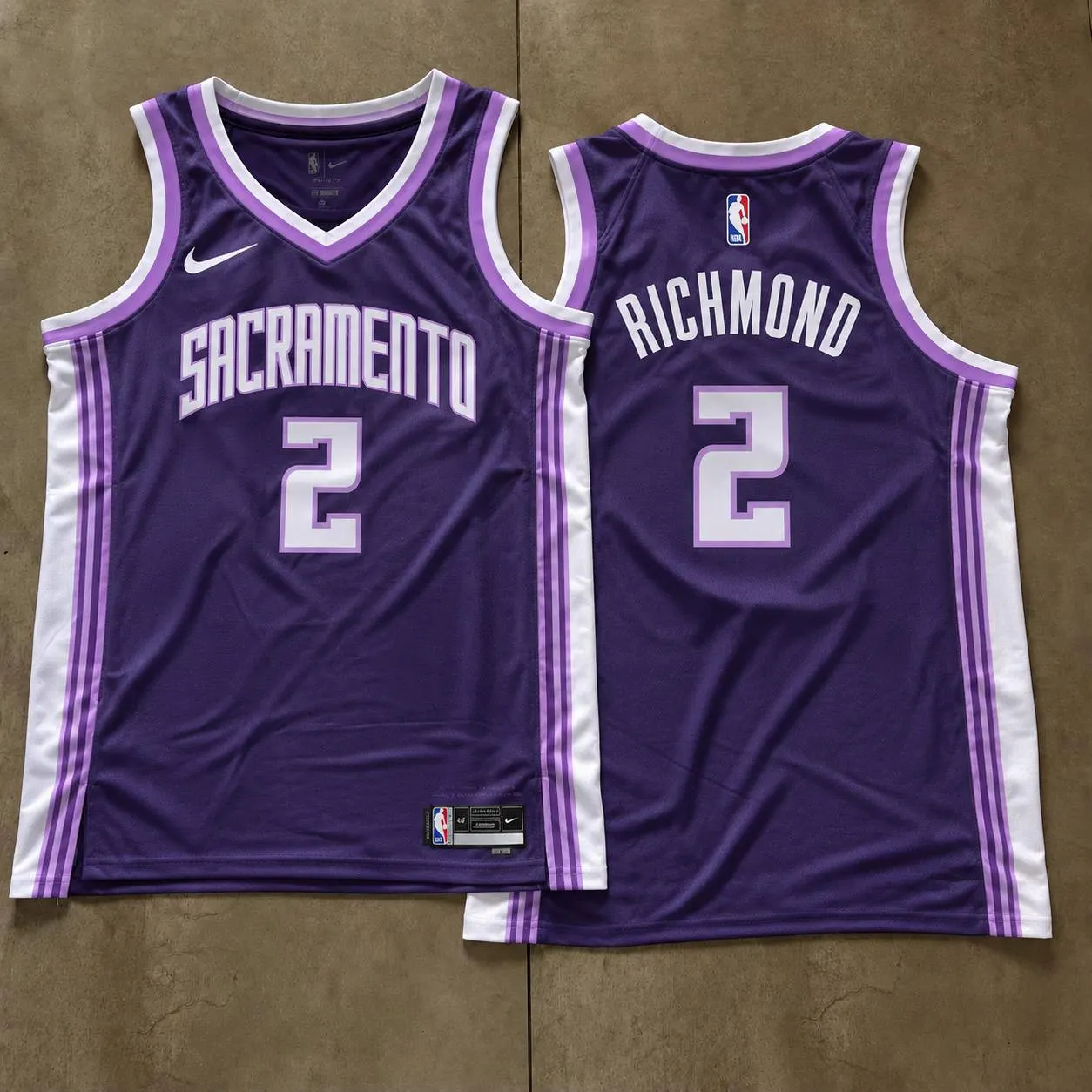 Sacramento Kings Mitch Richmond Purple Jersey