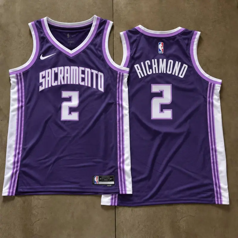 Sacramento Kings Mitch Richmond Purple Jersey