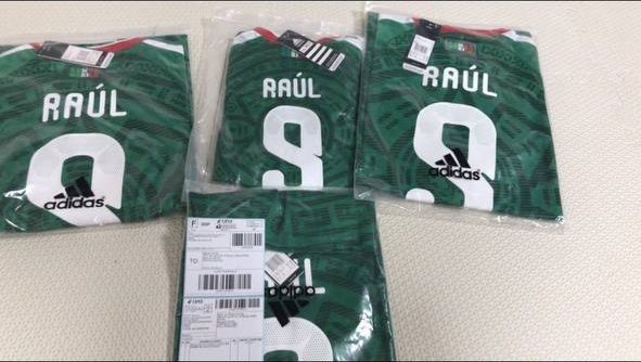 Cruxchristi warehouse: jerseys bagged and packed before shipping
