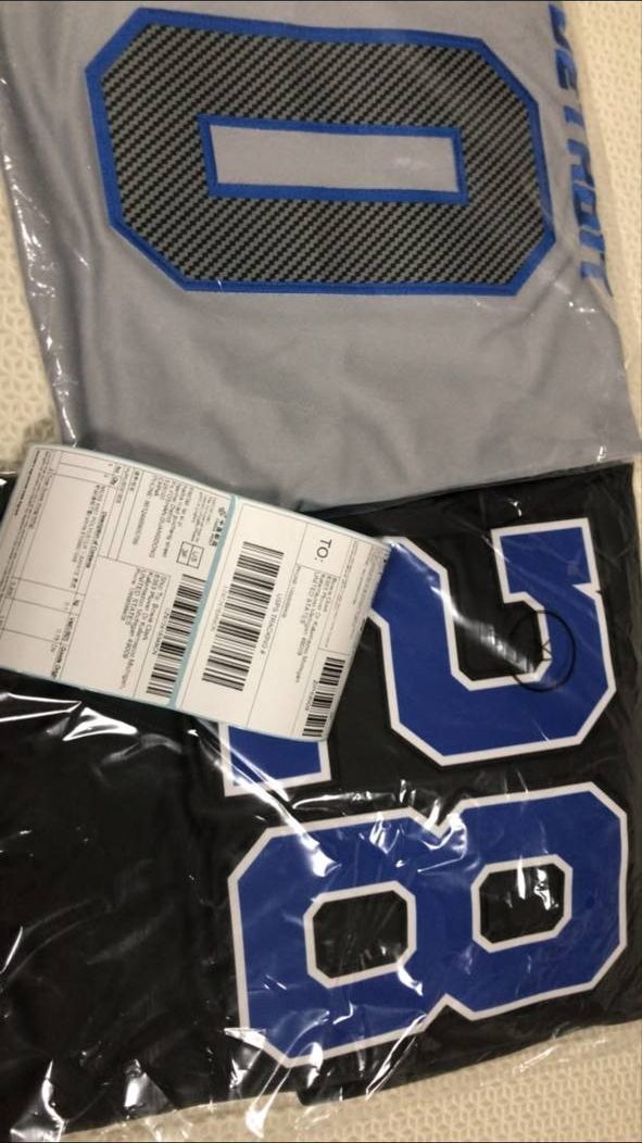 Cruxchristi warehouse: jerseys bagged and packed before shipping
